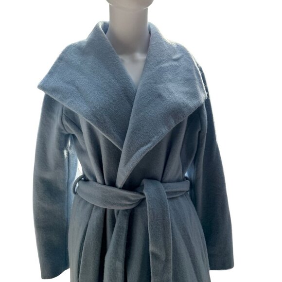 Flo Atelier Wool Blend Belted Coat Size L - Picture 6 of 8